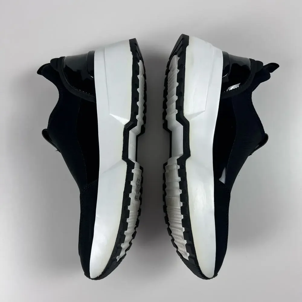 Michael Kors Muse Scuba Slip-On Trainer Sneakers Black White 8.5 - Picture 7 of 12